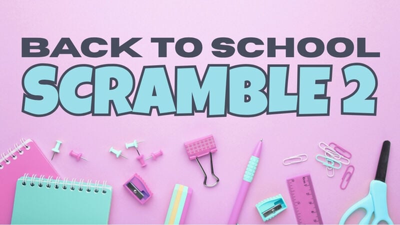 Back To School Scramble 2